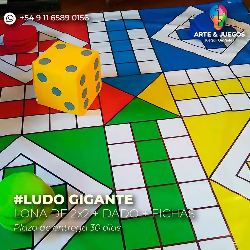 Juego de memoria gigante pintado a mano