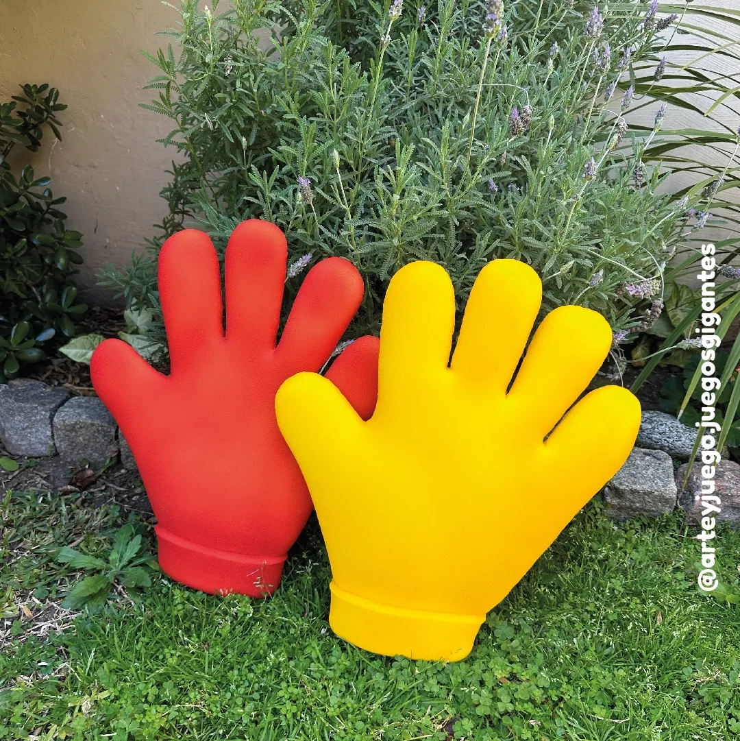Manoplas con piezas