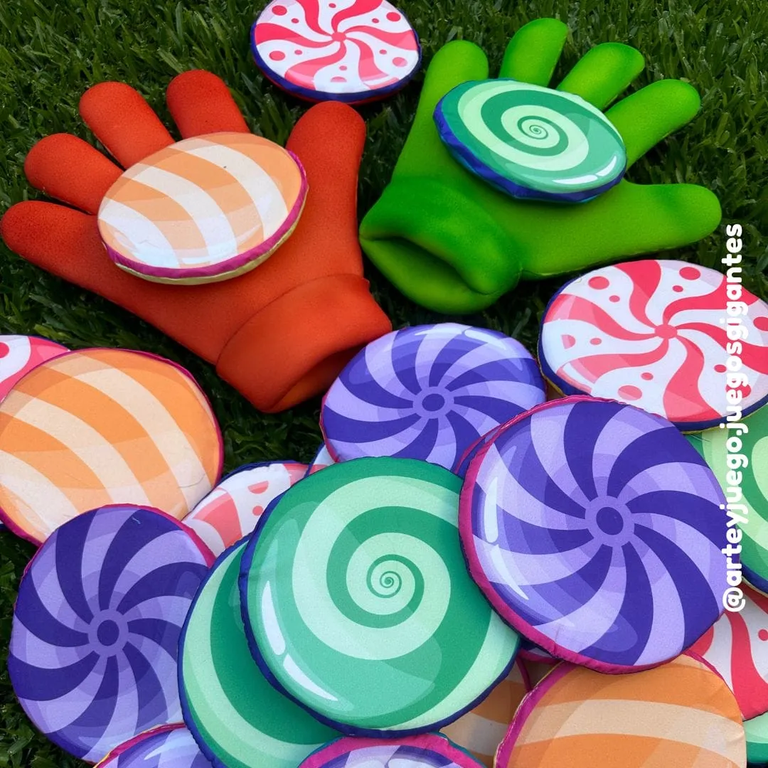 Manoplas con piezas
