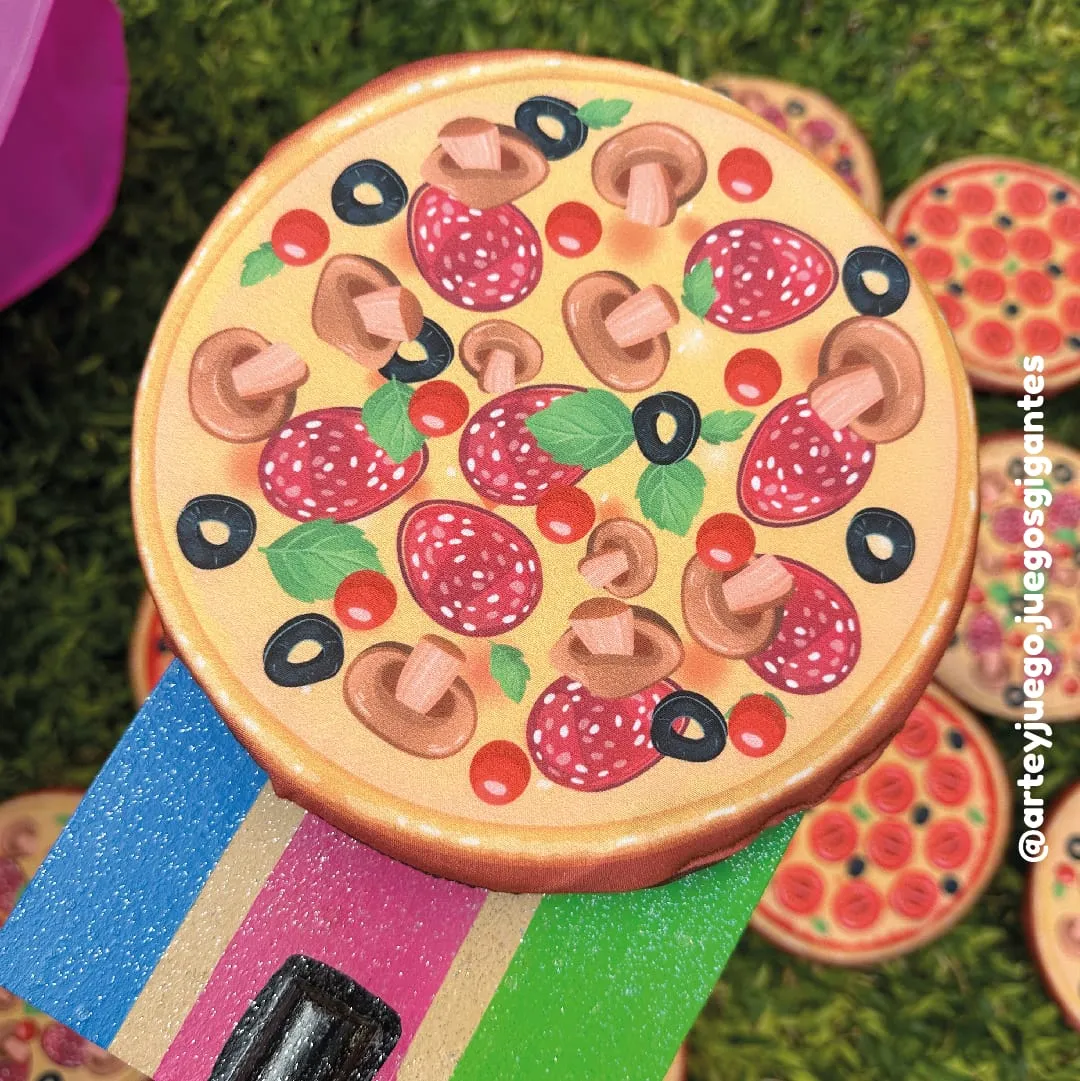 Pizzetas de tela con palas