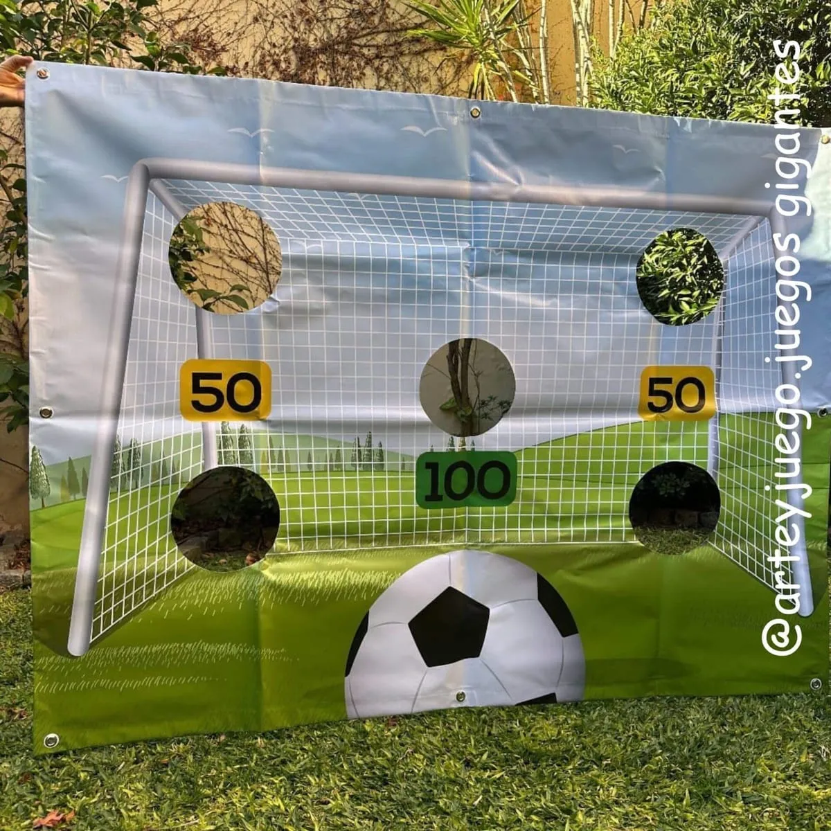 Arco Futbol Lona: vista principal del juego