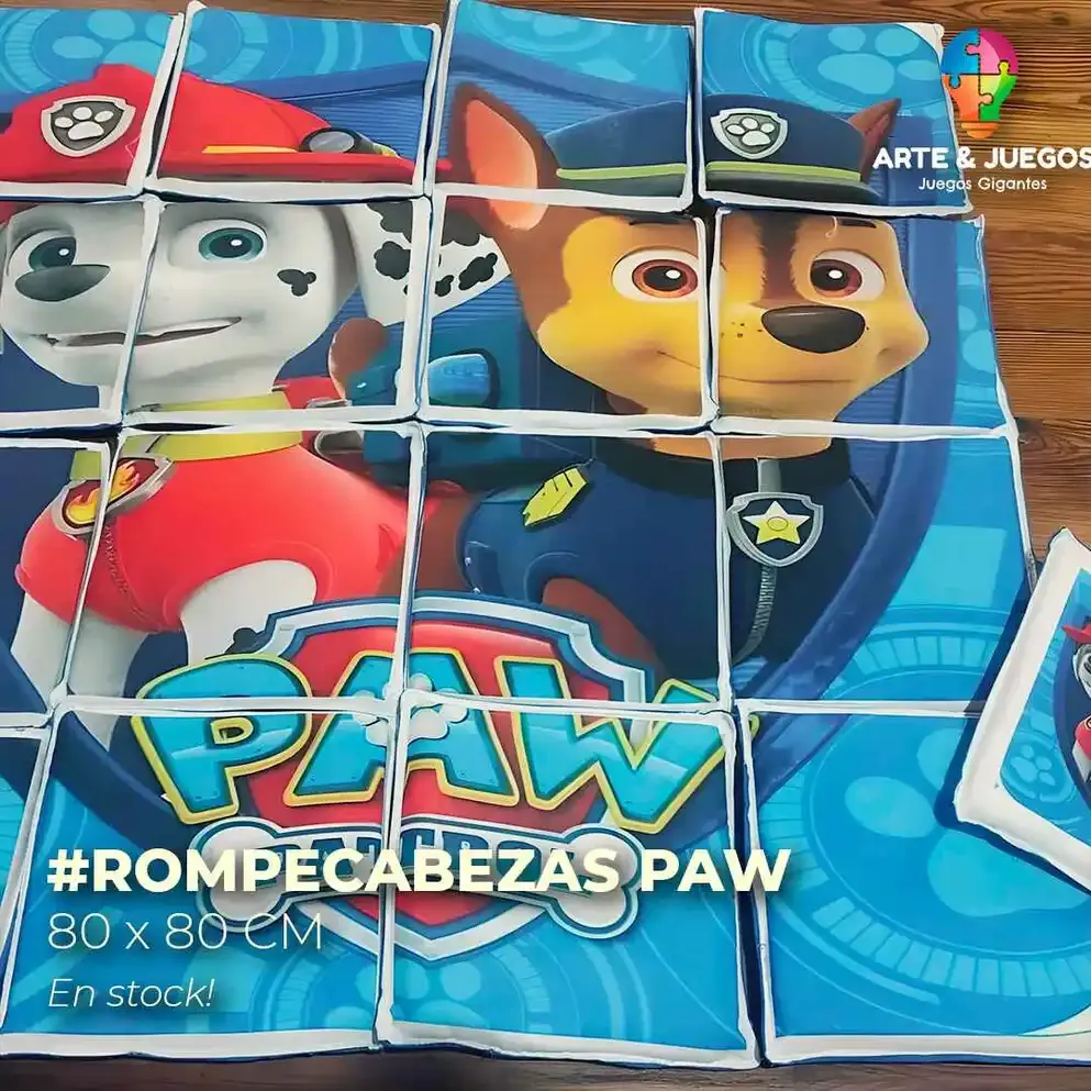 Juegos de tela y goma espuma