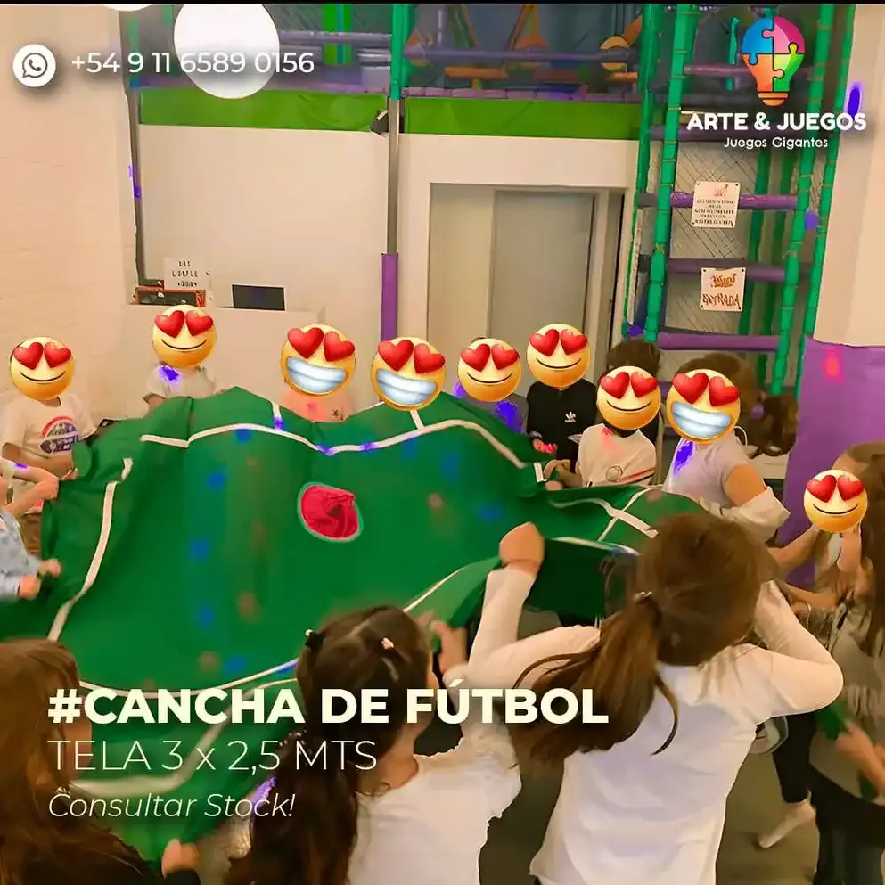 Cancha de fútbol de lona